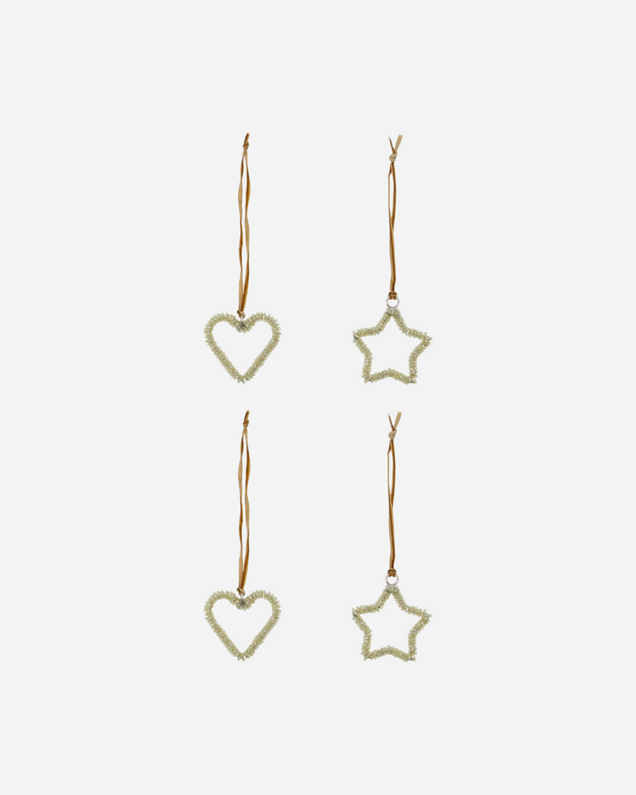 House Doctor Connect Ornaments - Champagne