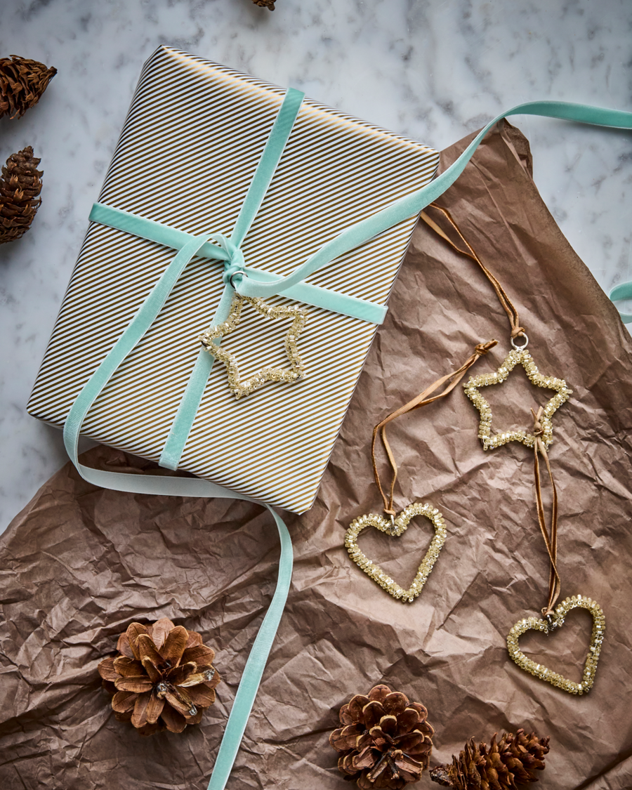House Doctor Connect Ornaments - Champagne