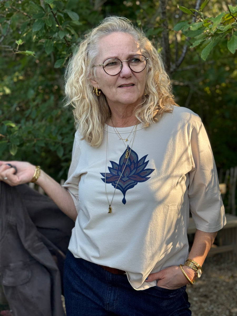 Costa Mani Knight Tee - Dark Blue Mix
