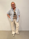 Isay Como Twill Button Pant - Desert