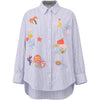 Costa Mani Mia Shirt - Stripe/Palm