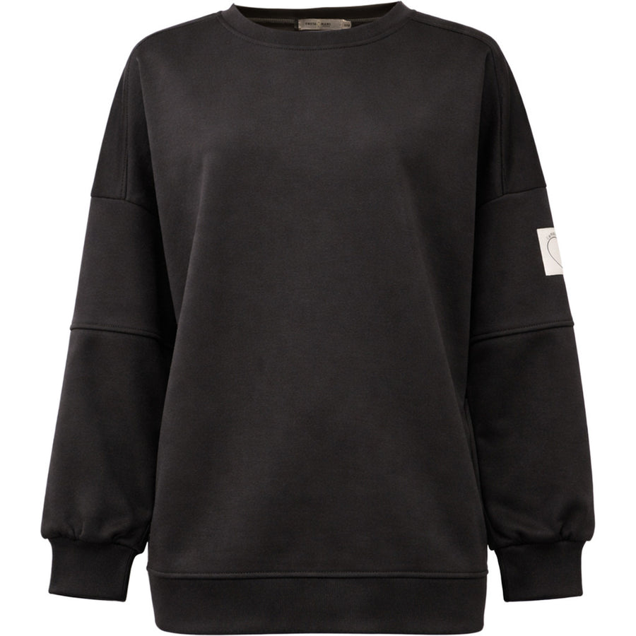Costa Mani Alba Solid Sweat - Black