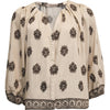 Costa Mani Zinnia Shirt - Black/Whisper