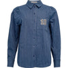 Costa Mani Foxglove Shirt - Denim Stripe
