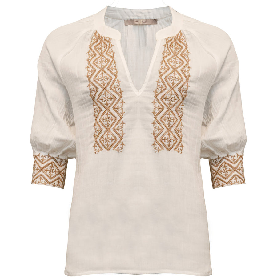 Costa Mani Louise Shirt - Whisper Sand