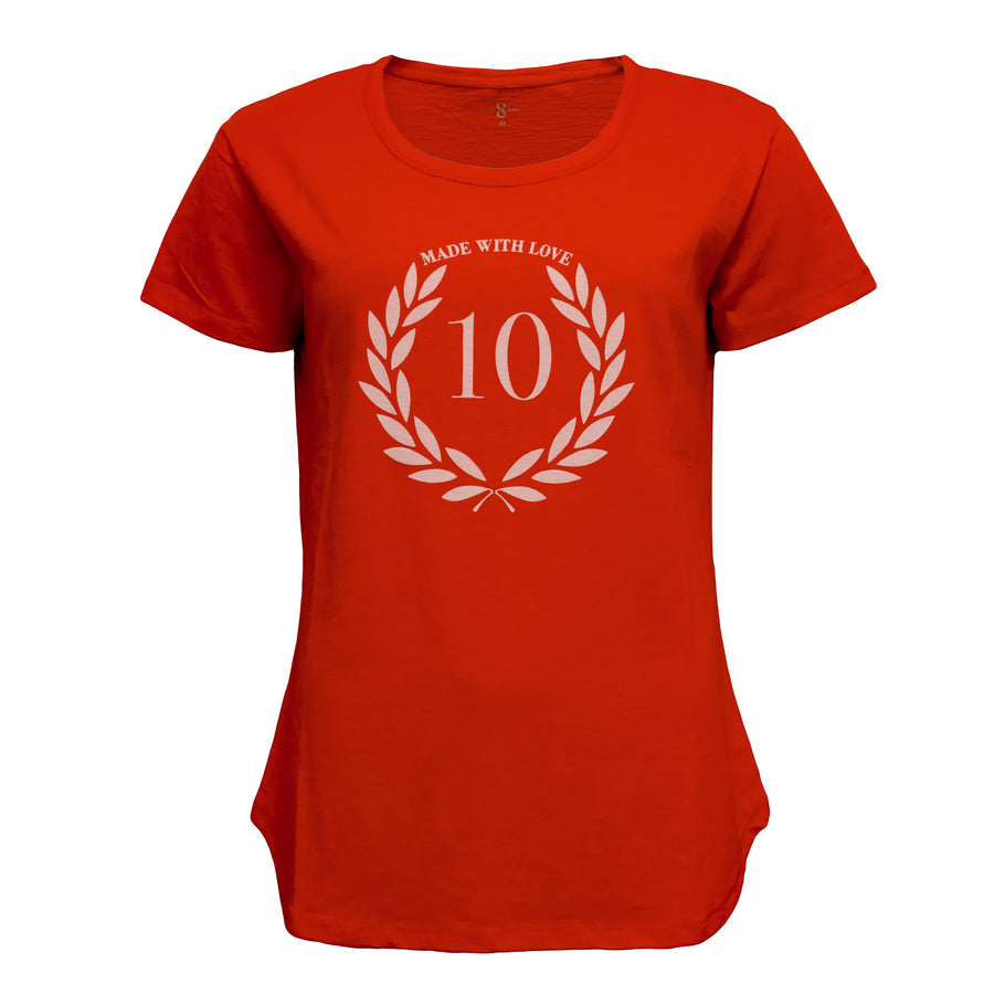 Costa Mani Ten Tee - Red