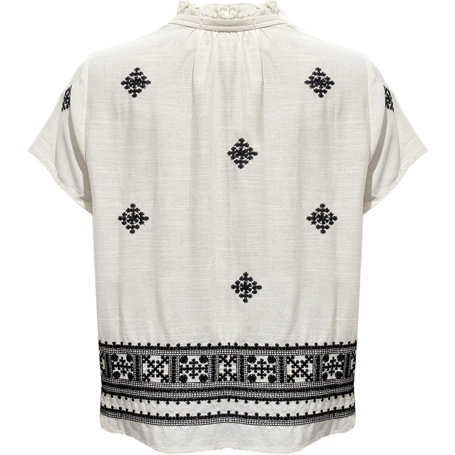 Costa Mani Ice Shirt - Black/White Embo