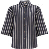 Costa Mani Milli Shirt - Blue/White Stripe Denim