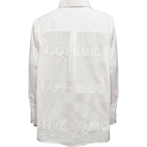 Costa Mani Letters Shirt - White