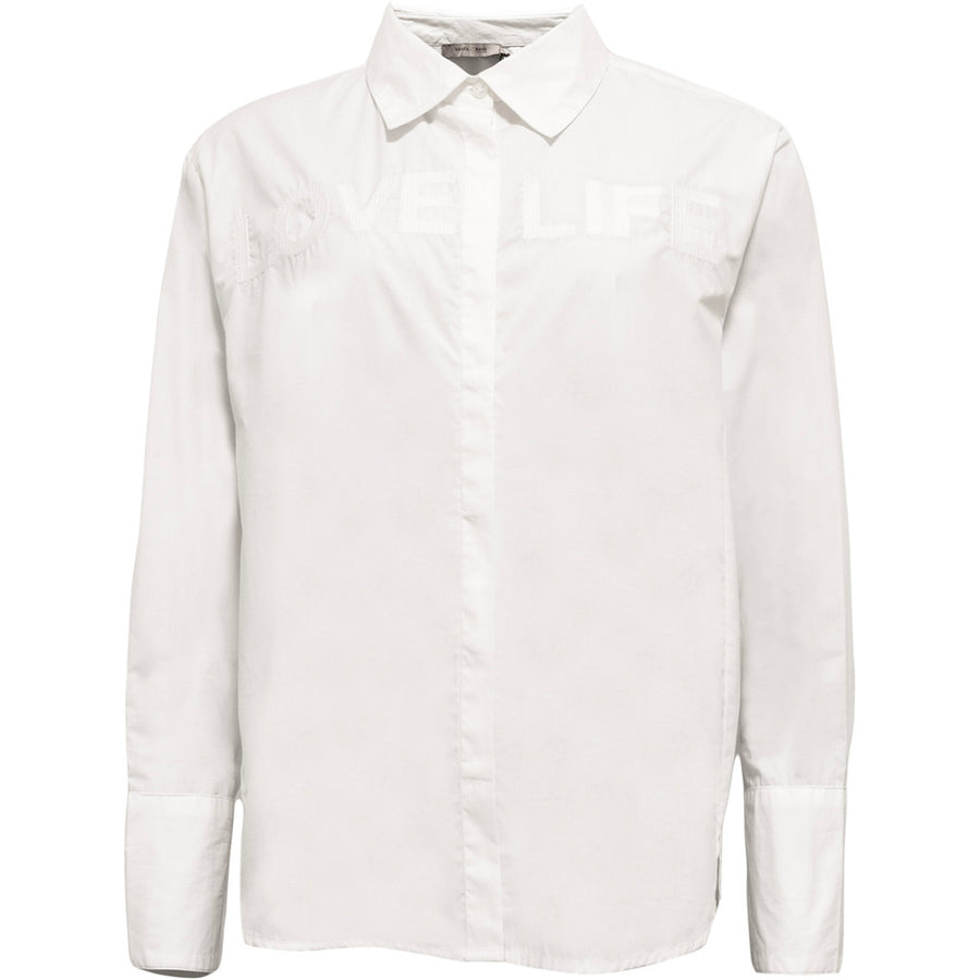 Costa Mani Letters Shirt - White