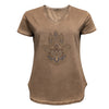 Costa Mani Hamsa Tee - Choco