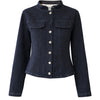Costa Mani Uzo Denim Jacket - Dark Denim Blue