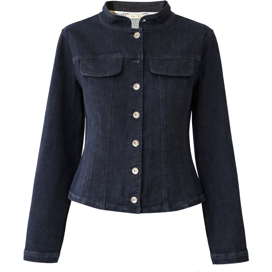 Costa Mani Uzo Denim Jacket - Dark Denim Blue