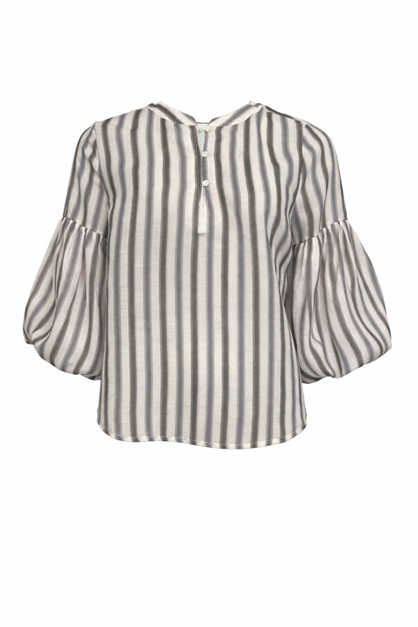 Costa Mani Johanna Shirt - Choco/Grey
