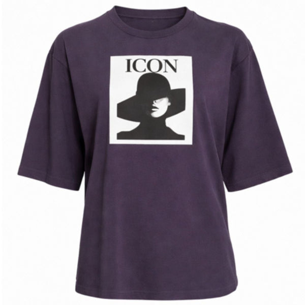 Costa Mani Icon Hat Tee - Dark Grey