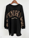 Marta du château Cannes Dress - Nero/Leo