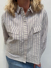 Costa Mani Crowe Shirt - Mix Stripe