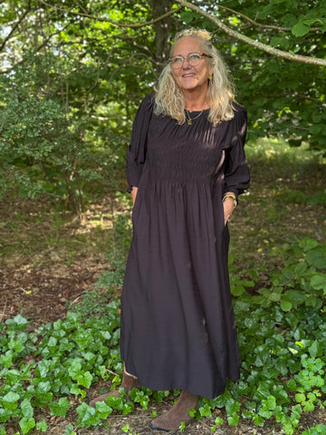 Isay Ane Smock Kjole - Black