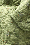 Ib Laursen Quilt m/Blomsterranker - Grøn