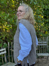 Kaffe Martine Knit Vest - Desert Taupe Melange