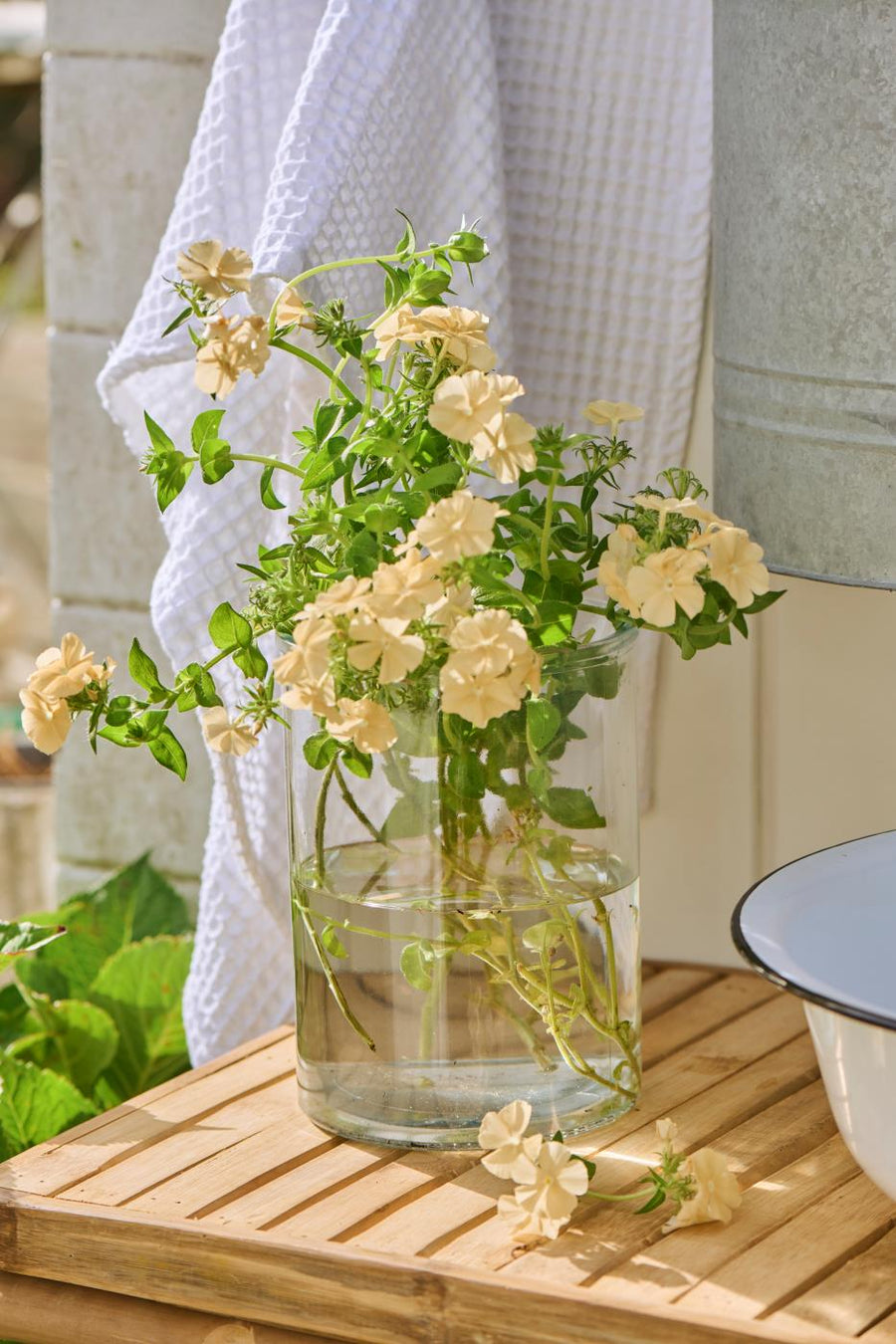 Ib Laursen Hannah Vase Klart Cylinderformet Glas - H: 20 cm, Ø: 14,5 cm