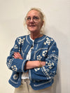 Cream Tannie Jacket - Portland Blue