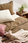 Ib Laursen Vintage Quilt - Ochre Green