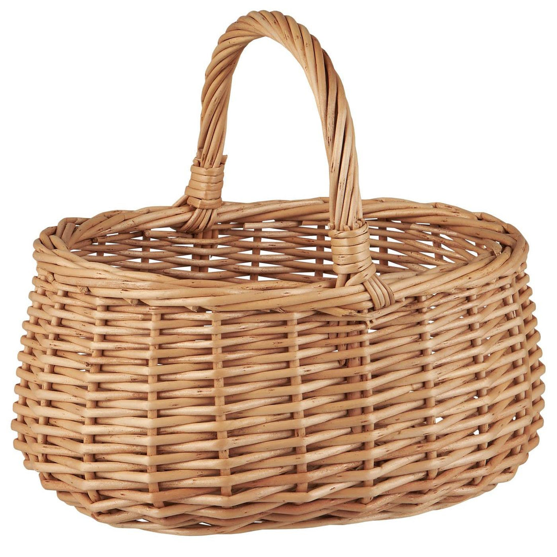 Ib Laursen Mini Kurv m/Hank på Tværs