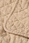 Ib Laursen Quilt - Beige m/små Brune Blomster