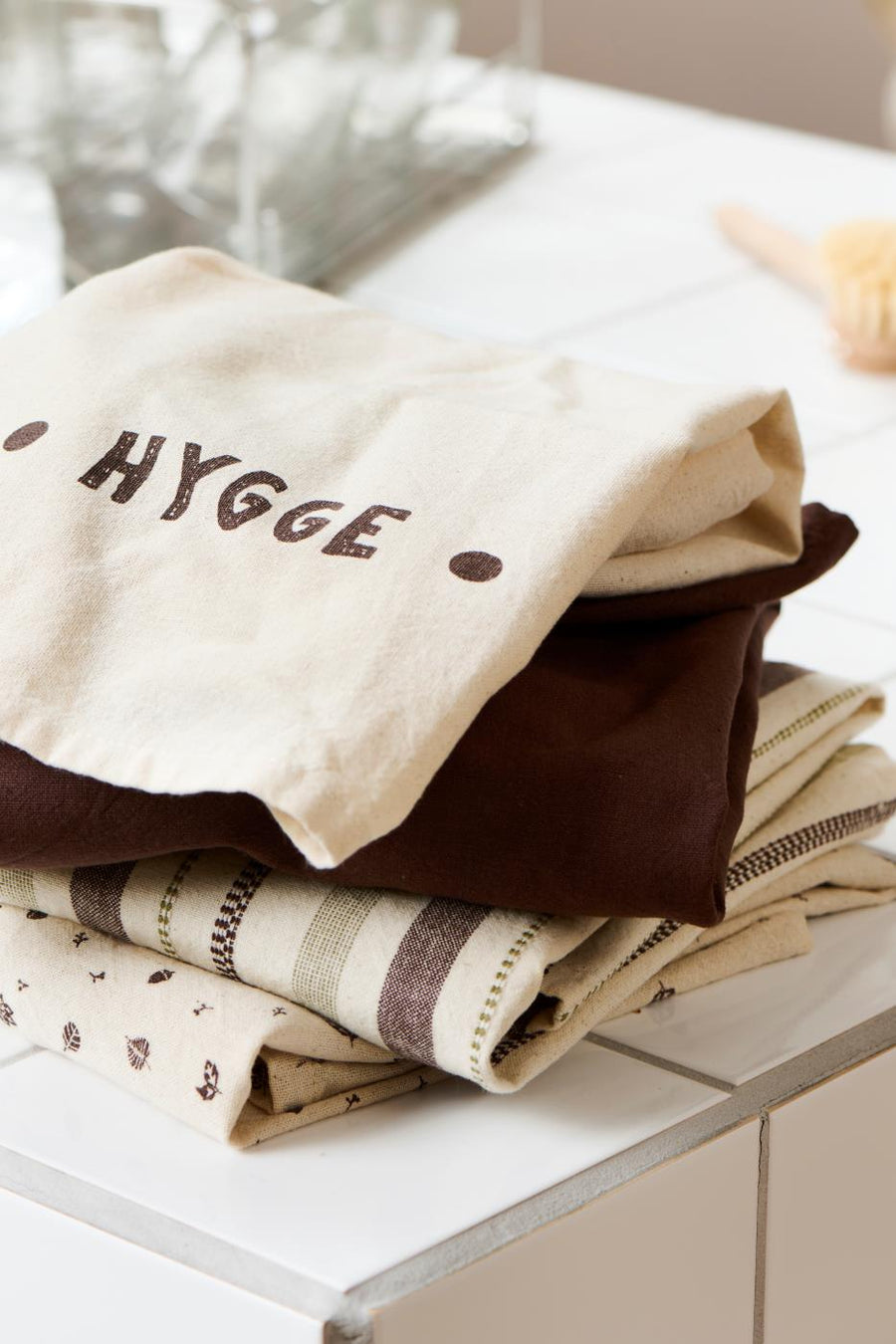 Ib Laursen Hygge Viskestykke - Brun