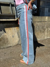 Nümph Malaga HR Wide Jeans - Light Blue Denim