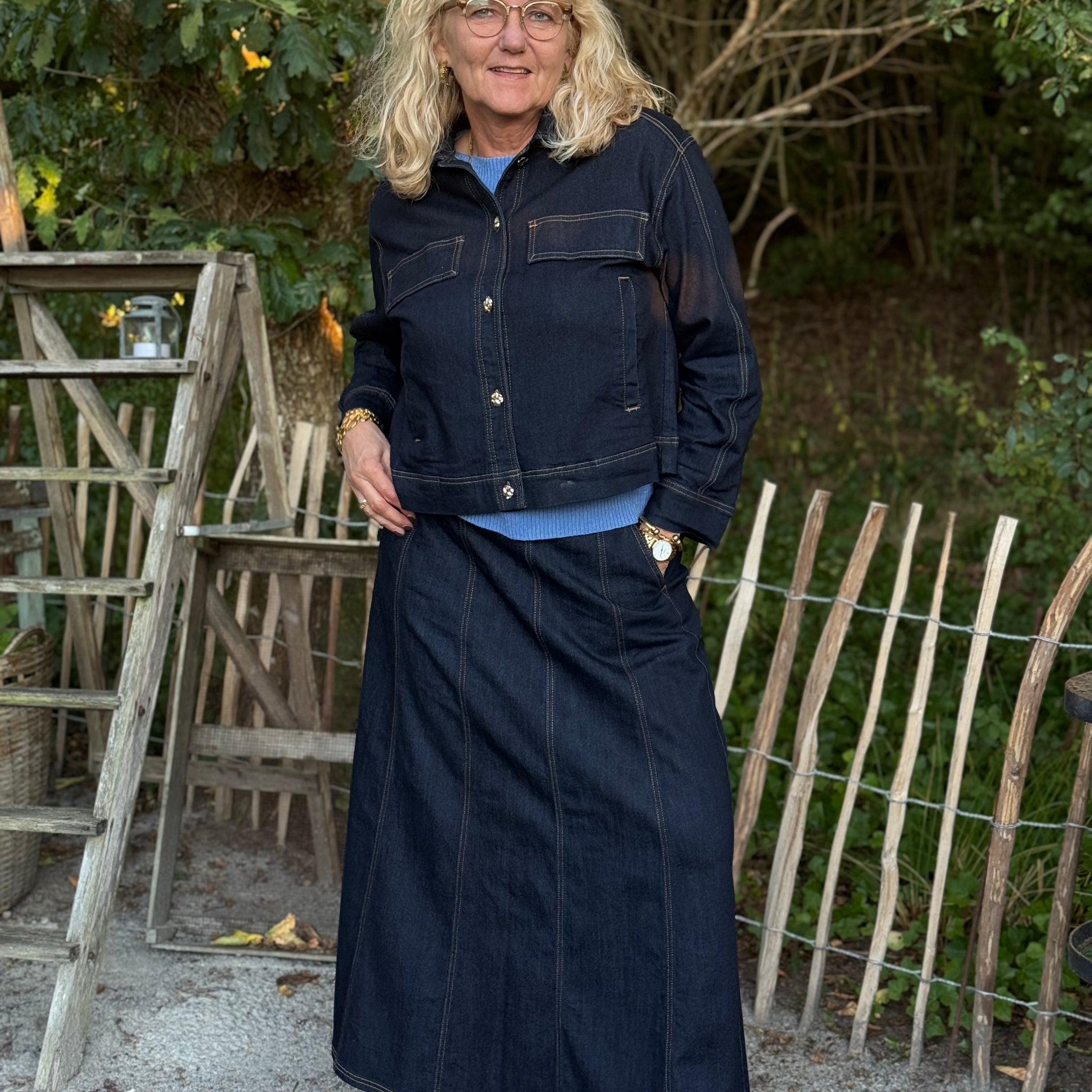 Culture Bobbie Denim Skirt - Rinse Wash (PRE-ORDRE SEPTEMBER)