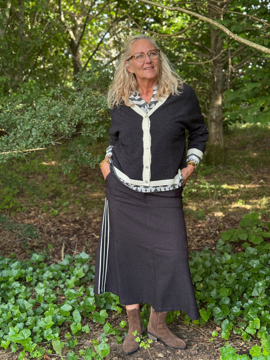 Costa Mani Kash Cardigan - Dark Grey