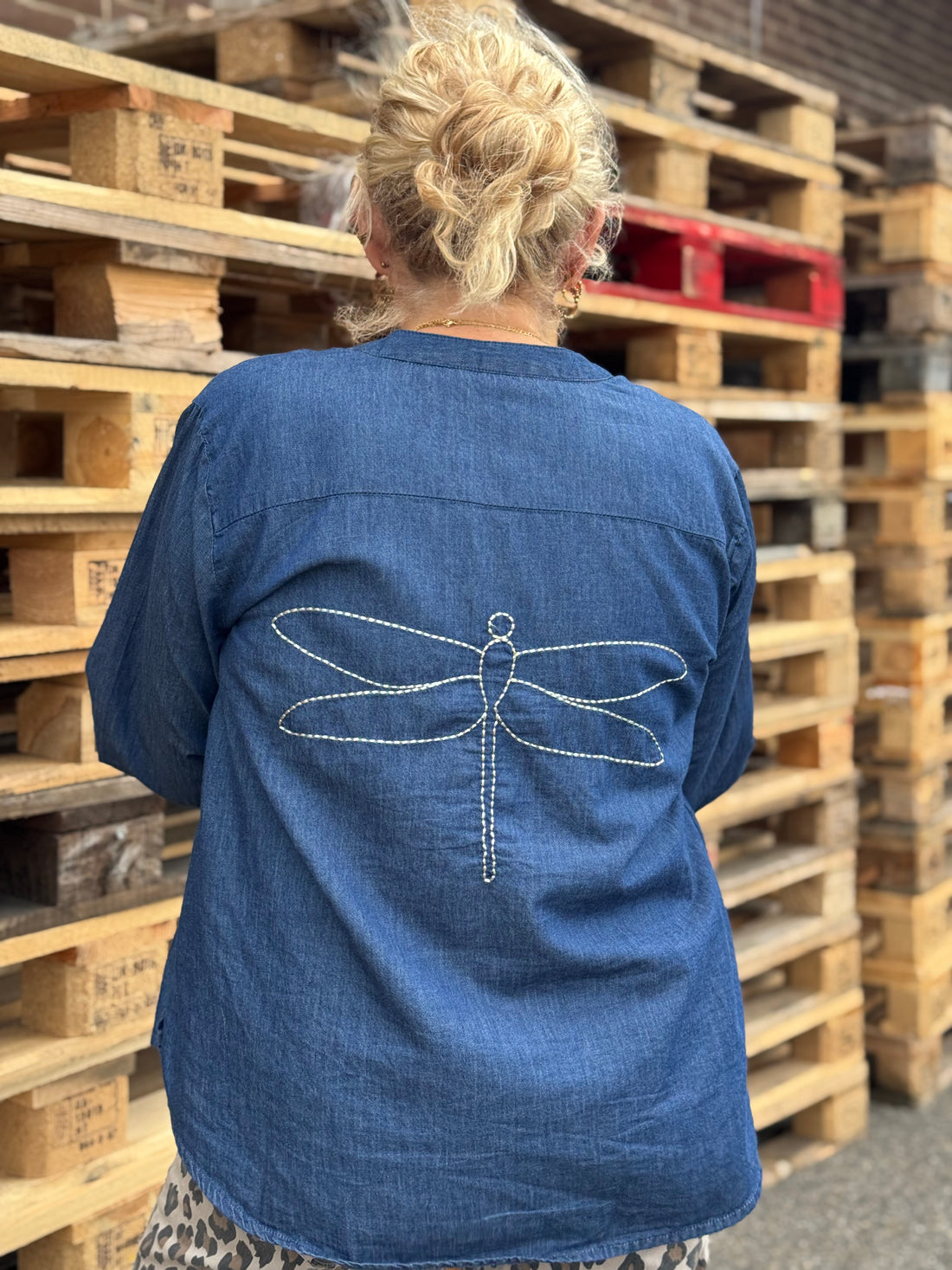 Gaspar Læsø Denim Shirt - Blue