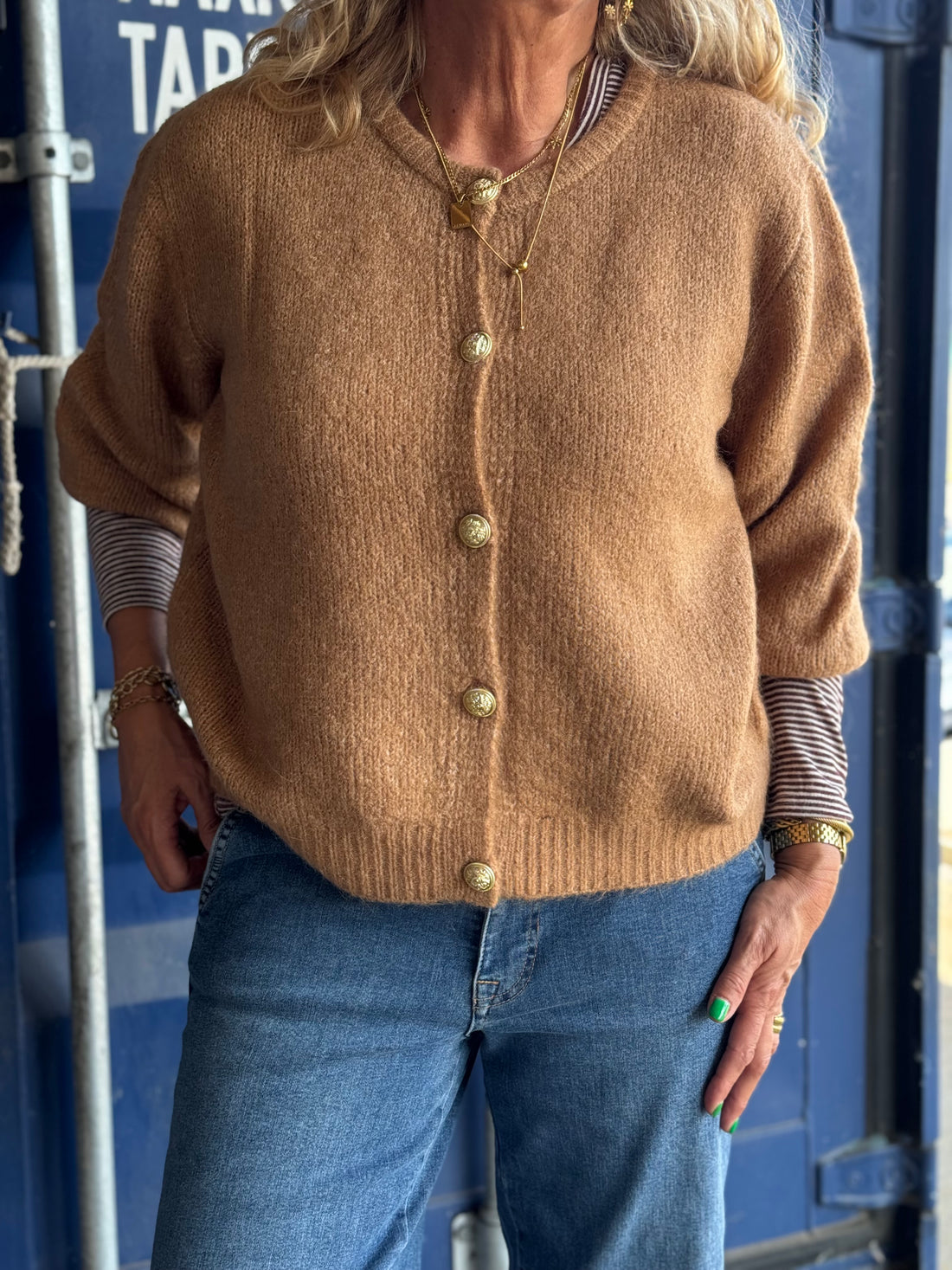 Isay Joa Knit Cardigan - Luxury Camel