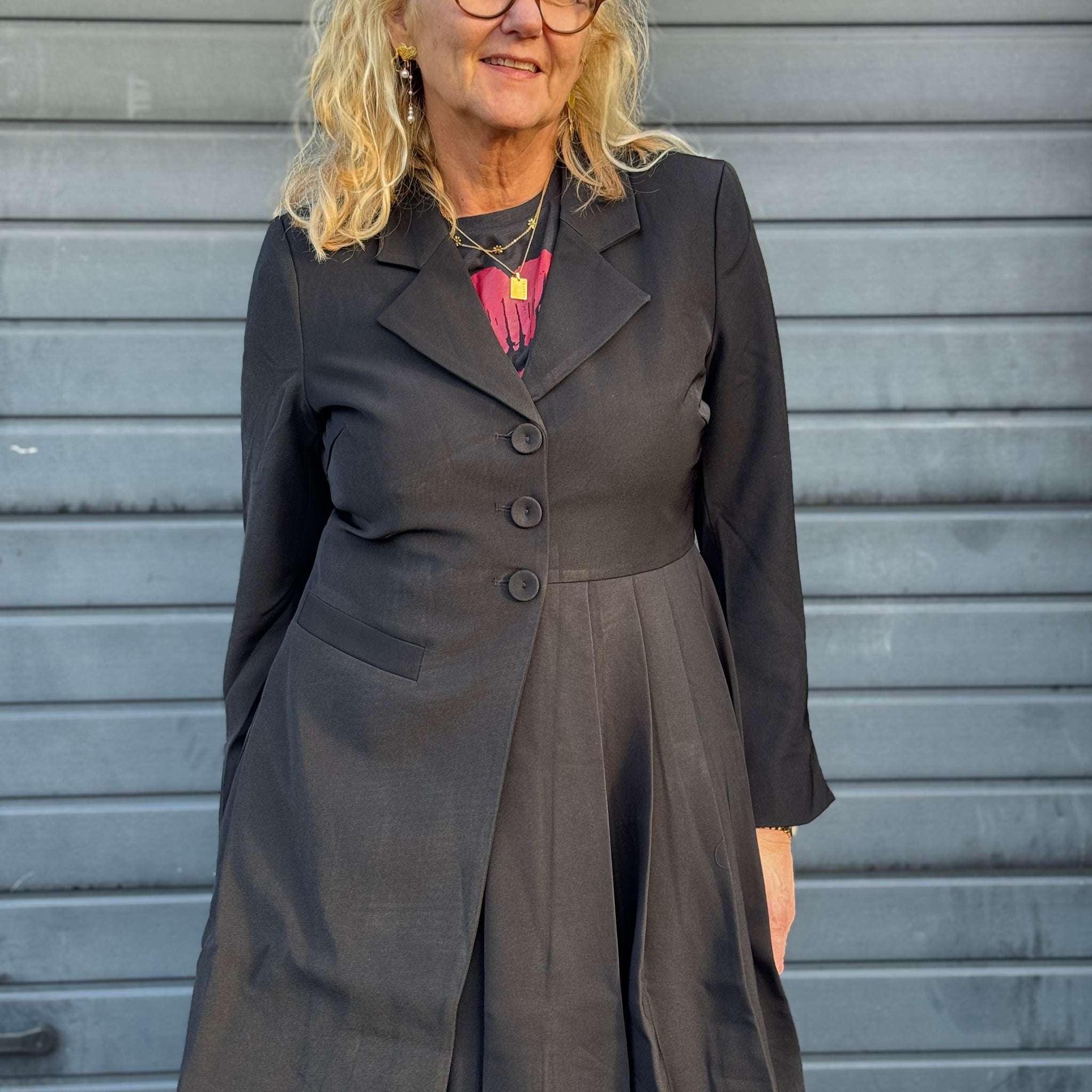 Culture Belle Clare LS Dress - Black