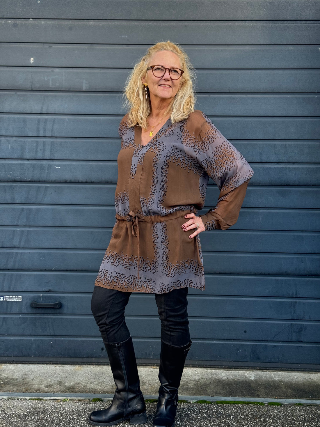 Nü Denmark Bianca Tunic - Dark Earth Mix
