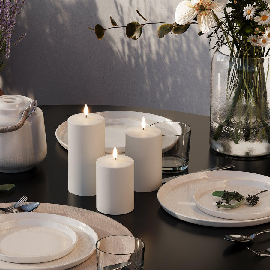 Delight 3-PaK Udendørs LED-lys inkl fjernbetjening - Hvid