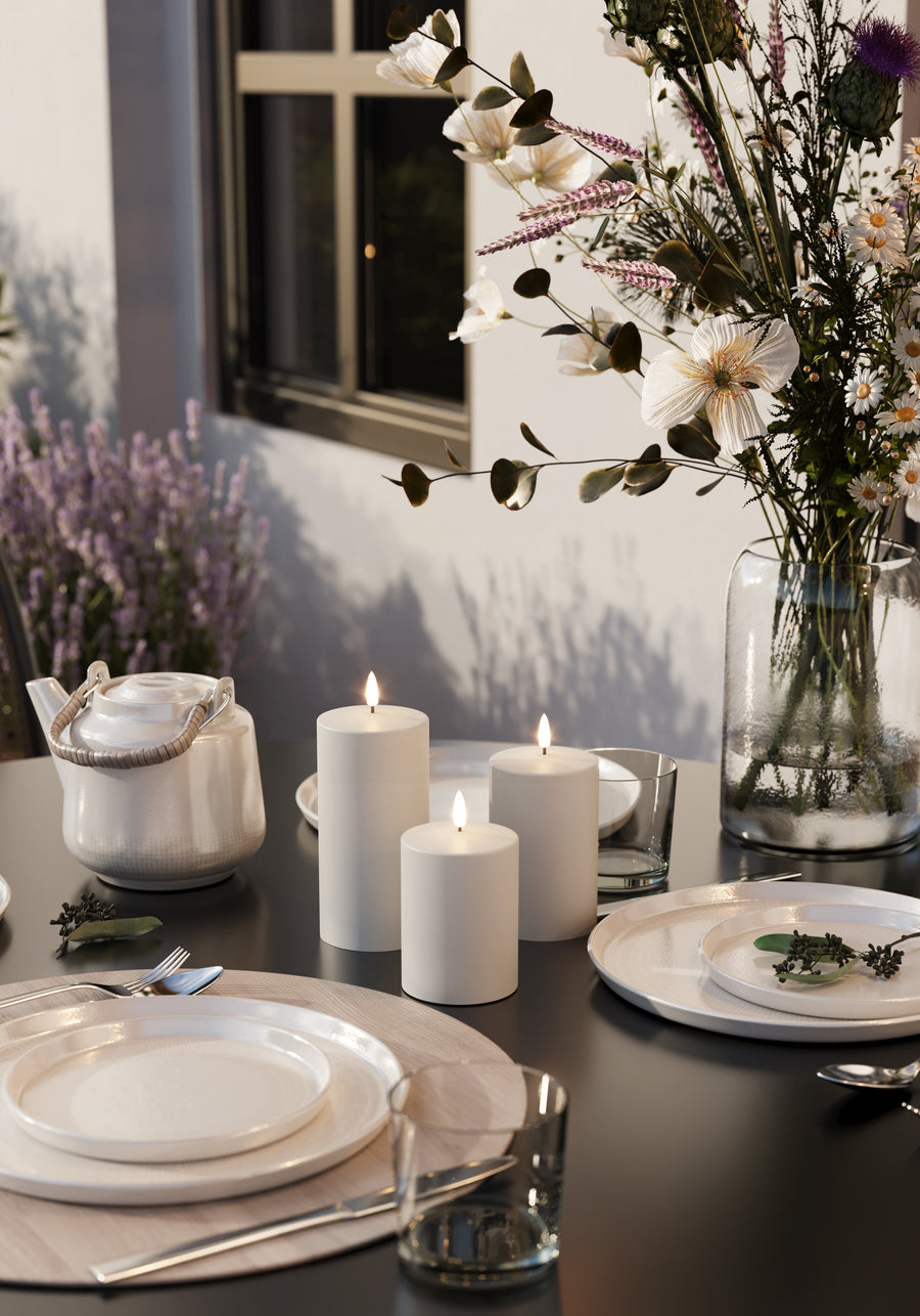Delight 3-PaK Udendørs LED-lys inkl fjernbetjening - Hvid