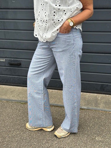 Isay Como Stripe Wide Pant