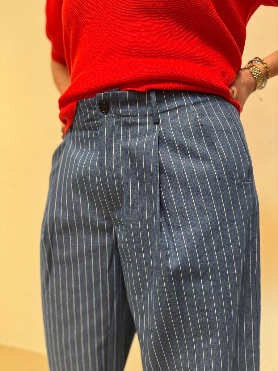 Costa Mani Foxglove Jeans - Denim Stripe