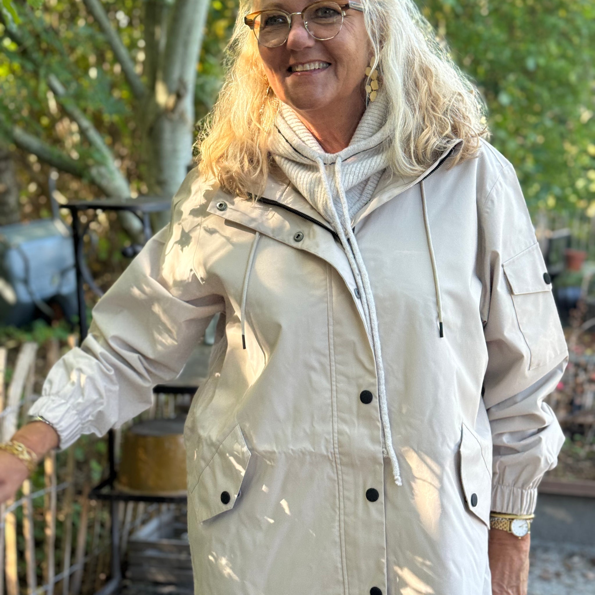 Kaffe Ennie Coat - Feather Gray