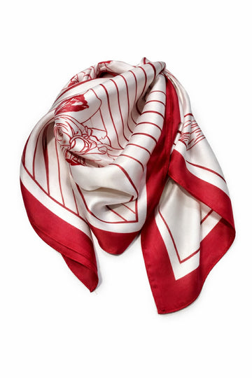 Moster D Tørklæde - Rød