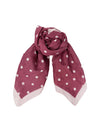 Black Colour Martina Mini Scarf - Wine