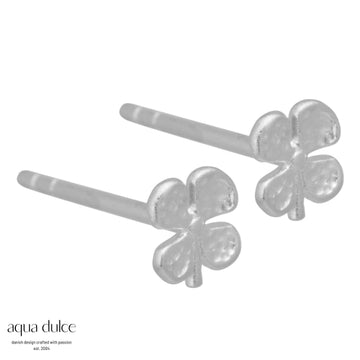 Aqua Dulce Clover ørestik- Sølv
