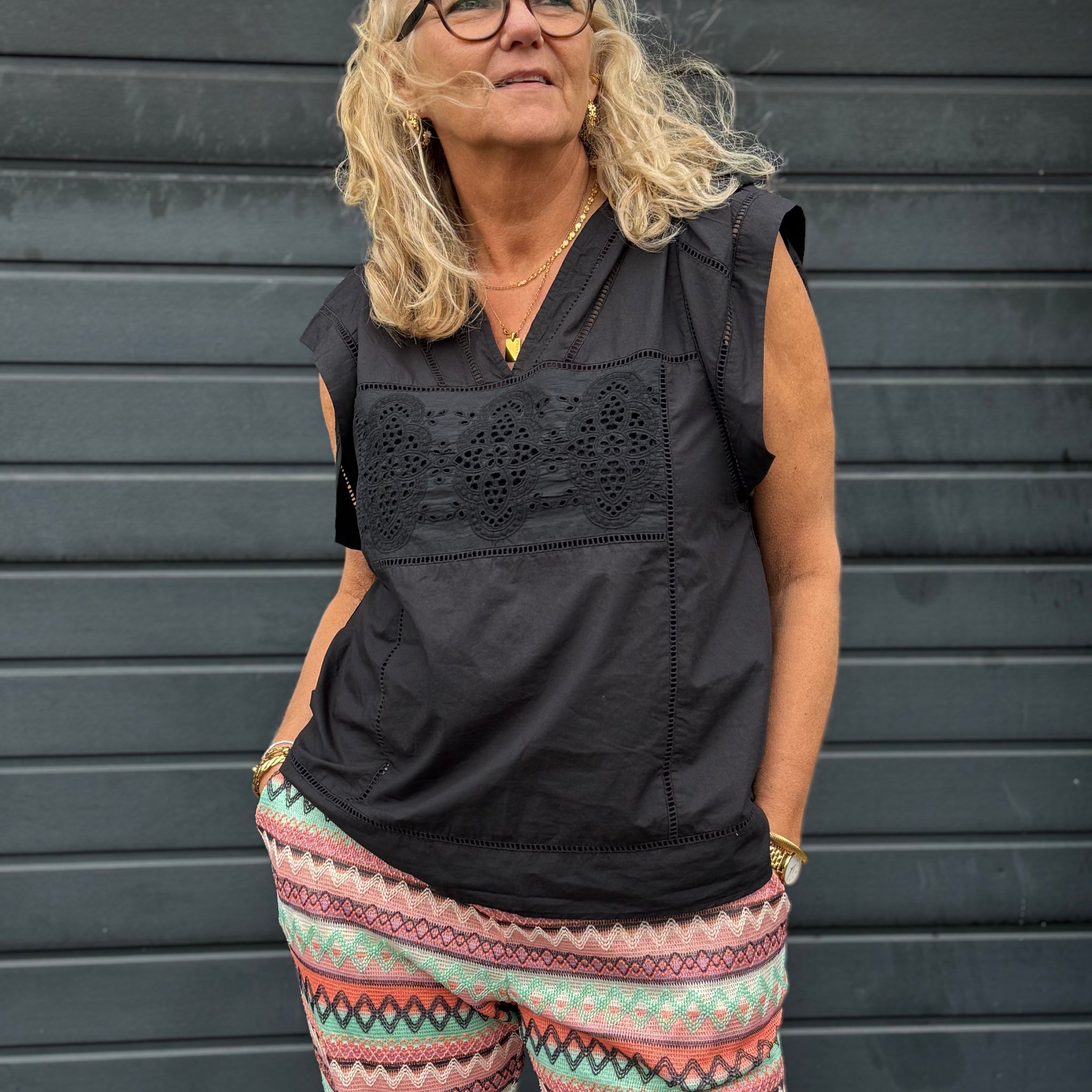 Culture Leso Olena Blouse - Black
