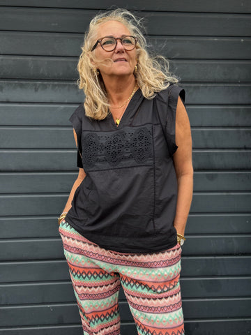 Culture Leso Olena Blouse - Black