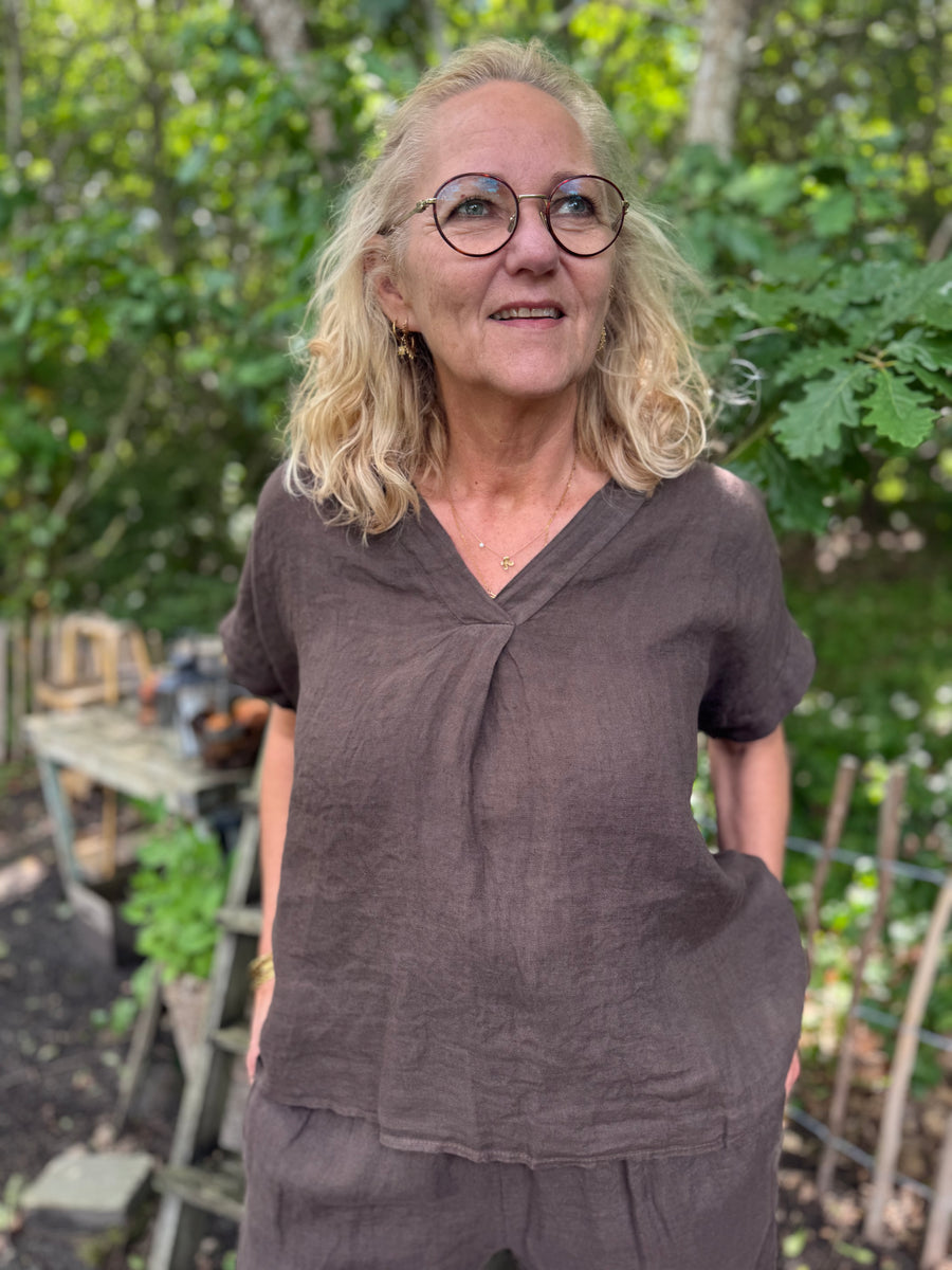 Marta du château Bellissima Blouse - Mocca