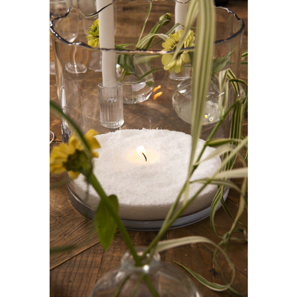 Edelweiss Candle Sand - Hvid