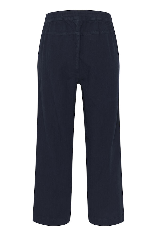 Kaffe Naya Culotte Pants - Midnight Marine